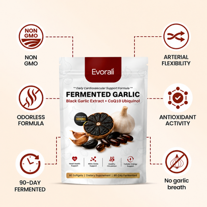 Evorali® Fermented Black Garlic Extract + CoQ10 Ubiquinol